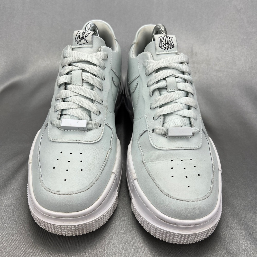 Nikeโ Air Force 1 Pixel Ghost Blue White Platform Sneakers CK6649-400 Womens 8.5 - Picture 4 of 14